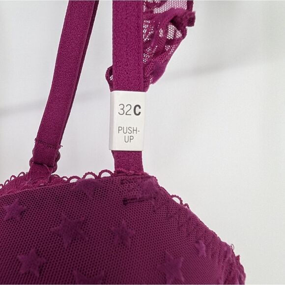 PINK Victoria's Secret Starry Magenta Bra - Picture 6 of 6